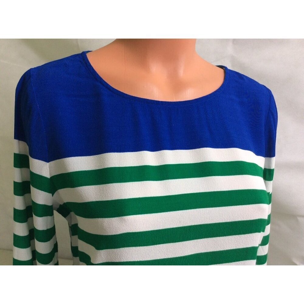 J Crew Nautical Blouse Top Womens 4 - Picture 2 of 6